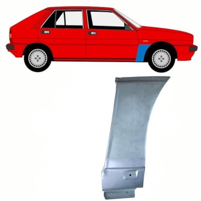Reparatiepaneel voorspatbord voor Lancia Delta 1979-1993 / Rechts
