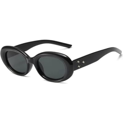 Gepersonaliseerde Zonnebril Vrouwen Meisjes Spiegel Retro Sterren Zonnebril Y2k Ster Luxe Vintage Tinten Vrouwelijk Zwart Oculos