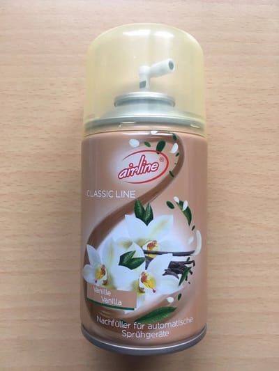 AirLine Classic Line Vanille | Luchtverfrisser Spray | Huis & Interieur