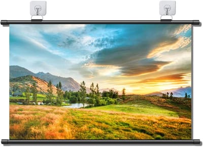 Projectiescherm - Film Scherm - Home Cinema - Draagbaar Opvouwbaar - 72 Inch 16:9 - Wit