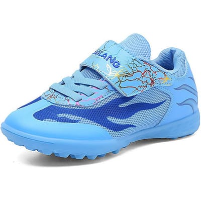 Voetbalschoenen voor Kinderen Professionele Kunstgras Voetbalschoenen Voor Kind Ademende Futsal Trainingsschoenen Voetbal Jongen Meisje Maat 29-39 EU34 white