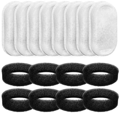 Caryota Waterfilter Set - 8 Drinkfontein Filters & 8 Pompsponzen - Geschikt voor Katten Drinkfontein