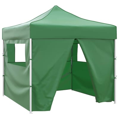 vidaXL - Partytent - 291 - x - 291 - x - 315 - cm - Groen - Oxford - Stof
