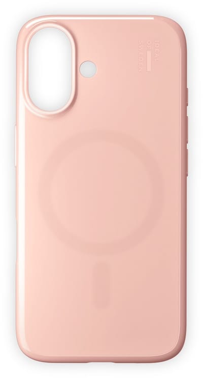 iDeal of Sweden Slim Case MagSafe geschikt voor iPhone 16 Glossy Blush Pink - Roze