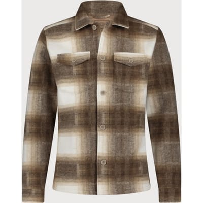 Blue Industry Ruitmotief overshirt |