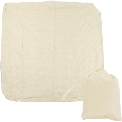 SPA Afdekking Vierkant Waterdicht 190 Zilver Gecoat Polyester Taff Weerbestendig Hot Tub Afdekking 207x207x30cm/81.5x81.5x11.8in