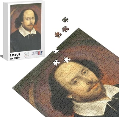 Klassieke Puzzel - Legpuzzel Schrijver - Ontspanning Thuis - Gedrukt in Frankrijk - 1000 Stukjes 68x48cm - Niet gespecificeerd