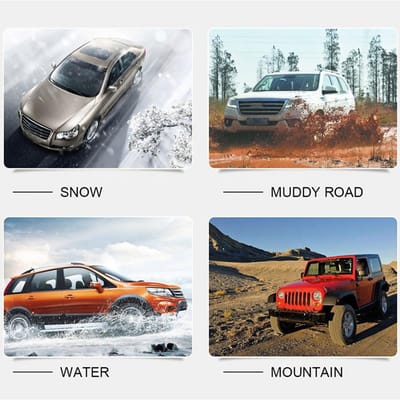 20 stuks Auto Vrachtwagen Anti-Slip Nylon Sneeuwkettingen Sneeuw Modder Auto Veiligheid Band Riem Kabel Met Handschoenen zwart