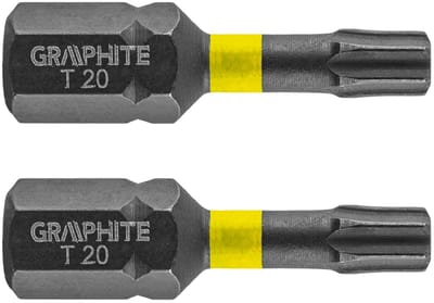 Graphite TX20 - Schroefbit - 25mm - Udarowe Bity - S2 Staal