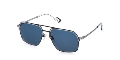 Sting SST582 Nero lucido totale con parti palladio sa 59/18/145 MAN Zonnebrillen