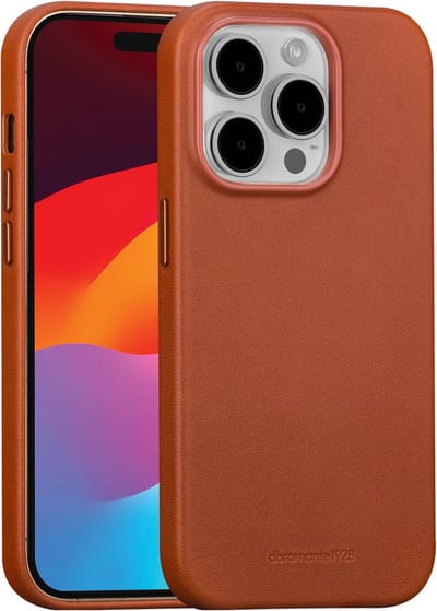 Dbramante1928 - Roskilde geschikt voor iPhone 15 Pro Max Mag Hoesje - bruin