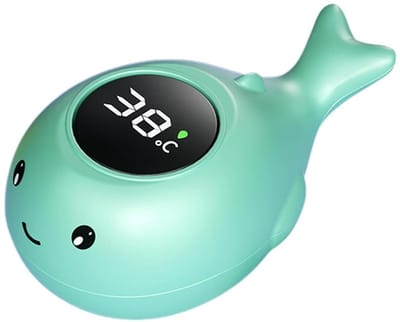 Digitale Badthermometer - Baby Watermeter - Veilig Babybadje - Intuïtieve Kleurindicatie - 147 cm - Groen