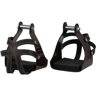 Stijgbeugels met kooi Edix Saddles