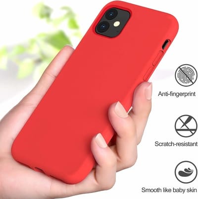 ShieldCase Silicone case geschikt voor Apple iPhone 11 hoesje - optimale bescherming - perfecte pasvorm - TPU Materiaal - rood