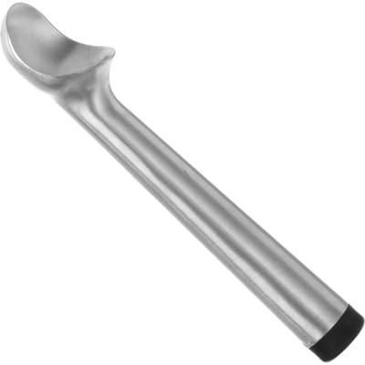 Keukenlijn 1/30 portioneerlepel voor ijs en sorbet, diameter 56 mm, olie-verwarmd, zilver - Hendi 759301 56 mm zilver