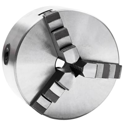 vidaXL - Klauwplaat - met - 3 - bekken - zelfcentrerend - 125 - mm - staal - K11 - 125