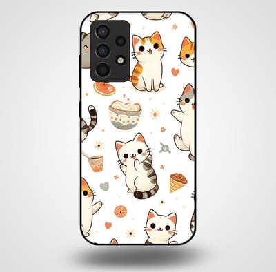 Smartphonica Telefoonhoesje voor Samsung Galaxy A52s 5G met katten opdruk - TPU backcover case katten design geschikt voor Samsung Galaxy A52s 5G