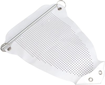 Strijkijzerzool - Strijkbeschermer - Kleding Beschermen - Antiaanbaklaag - 23 cm - Zilver