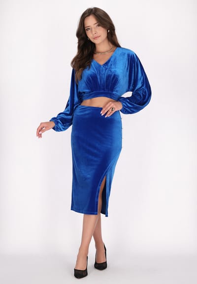 Faina Blouse Dames blauw