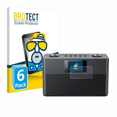 BROTECT - Screenprotector voor Kenwood Smart-Radio CR-ST100S-B - Folie Beschermfolie matte 6 Stuks