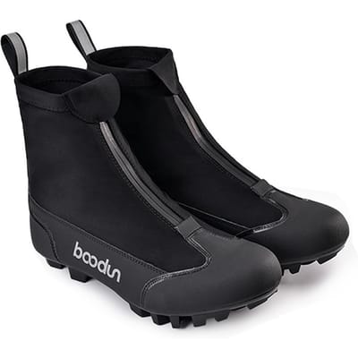 Bottes de vélo de montagne d'hiver en Nylon, chaudes, coupe-vent, réfléchissantes, à la mode, bottes de cyclisme, d'équitation 42
