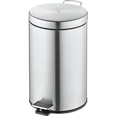 Pedaalemmer - 12 liter -  Ø 260 x H 420 mm - rvs