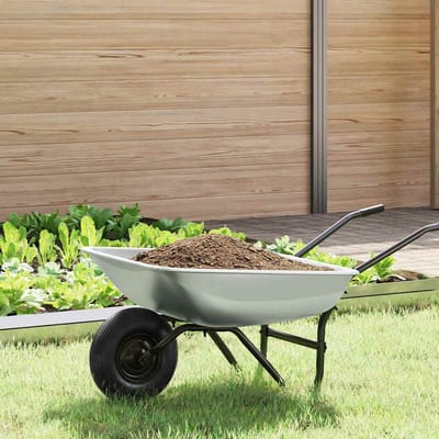 vidaXL - Vervangingsblad - voor - de - kruiwagen - zilver - 80 - x - 60 - x - 25 - cm