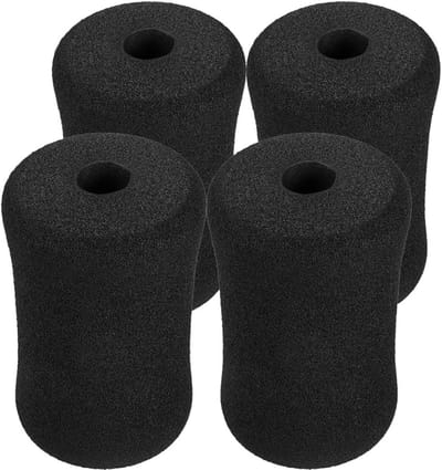 4 Stuks Schuimhoezen voor Fitnessapparatuur - Antislip Voetpads voor Gewichtbank en Fitnessmatten