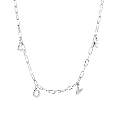 Ketting Coco - Michelle Bijoux - Ketting - One size - Zilver