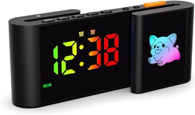 DailySupplies® Kinderwekker - Digitale Wekker Slaapkamer - Slaaptrainer Kinderen - Zwart