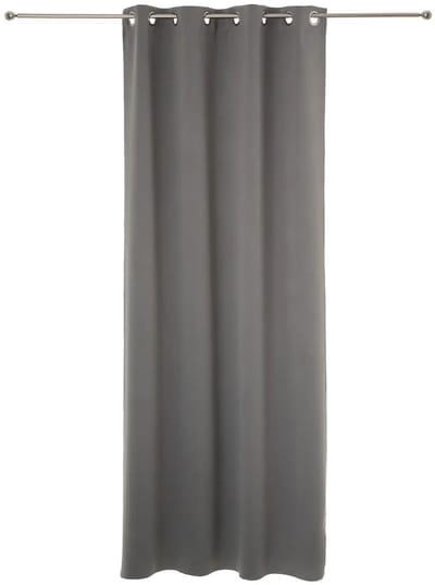 Gordijnen verduisterend 135 x 240 cm 2 stuks grijs