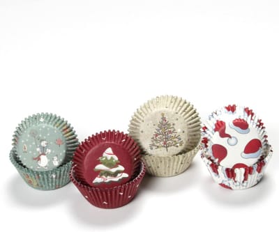 200-delige set gekleurde bakvormpjes voor cupcakes en muffins