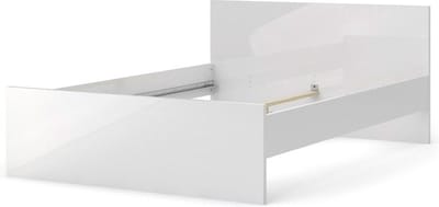 Nada bed 140*200 cm wit hoogglans.