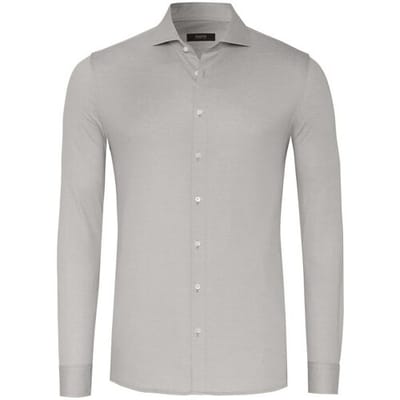 Desoto Luxury Overhemd Regal Twill Design Licht Grijs / male