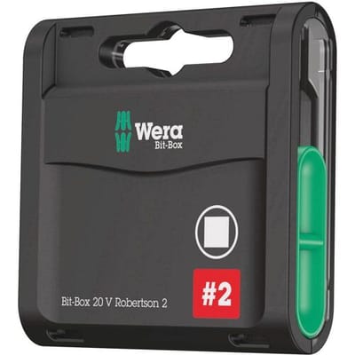Wera Werk 05057790001 Bitset 20-delig Binnen-vierkant (Robertson)