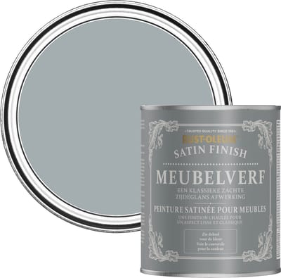 Rust-Oleum Grijs Meubelverf Zijdeglans - Mineraalgrijs 750ml