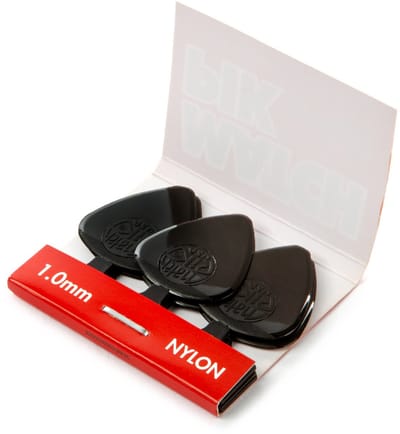 Dunlop nylon gitaarplectrums - 1,0 mm - 6 stokken