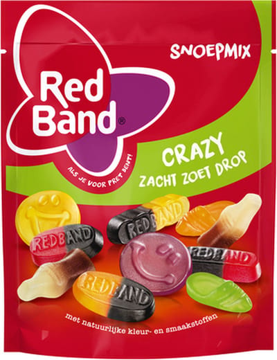 Red Band - Crazy Snoepmix - 10 stuks - 225 gram