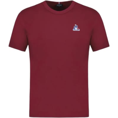 Le Coq Sportif Ess N°1 T-shirt Met Korte Mouwen Rood M Man