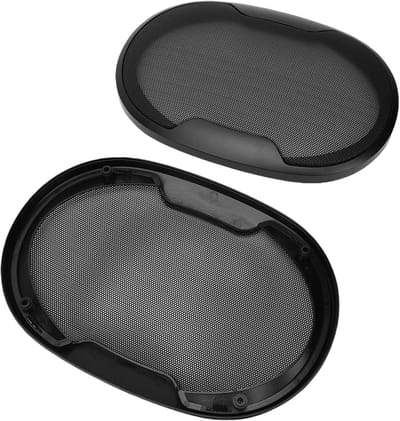 Luidspreker Grill Covers - Speaker Mesh - Bescherming Luidsprekers - Koudgewalst Staal - 253x175mm - Zwart