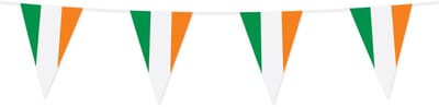 2x Vlaggenlijn Ierland 10 Meter - Voetbal EK WK Landen Land Feest Versiering Decoratie