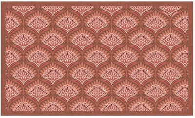 MD Entree - Design mat - Universal - Imke Sorbet - Vloerkleed - Antislip - Machine wasbaar - 67 x 120 cm