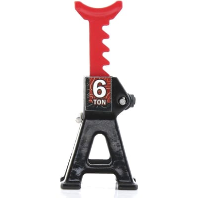 Supports de cric en métal pour voitures télécommandées, outil de réparation pour voiture sur chenilles télécommandée 1/24, 2 pièces noir