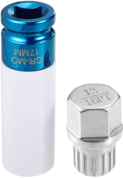 SPHProducts - Wielschroef Vergrendelingsmoer Set - Anti-diefstal - Duurzaam - 17mm Socketbeschermer - Veiligheid - Inclusief socket...