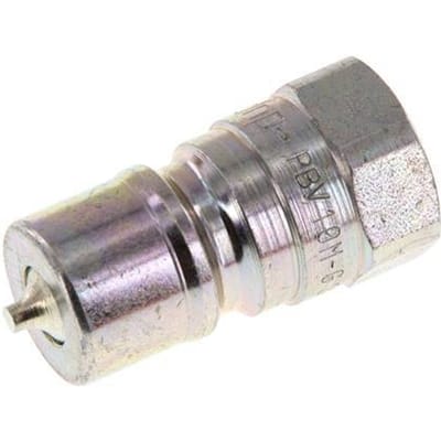 Stalen DN 10 Hydraulische Koppeling Insteeknippel G 3/8 inch Binnendraad ISO 7241-1 B D 19.1mm
