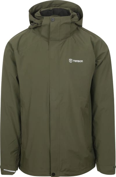 Tenson Biscaya MPC Extreme Jacket Donkergroen - Maat 3XL - Heren - Regenjas