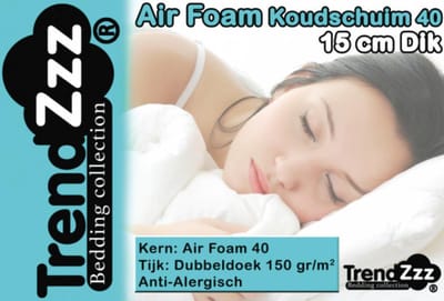TrendZzz Matras 70x200 Koudschuim AIR 40 Trendzzz¬Æ