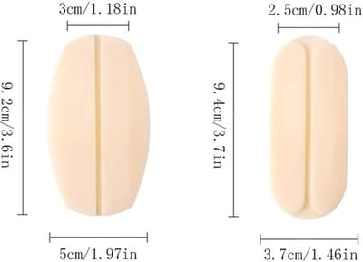 Beha-bandkussens 6 Paar - Siliconen - Antislip Houder - Zachte Vulling - Pijnverlichting - Voor Lichte/Donkere Huid - Bh-kussens
