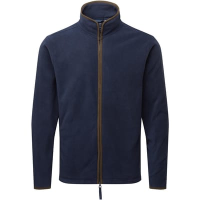 Premier Heren Artisan Fleece Jas (Marine / Bruin)