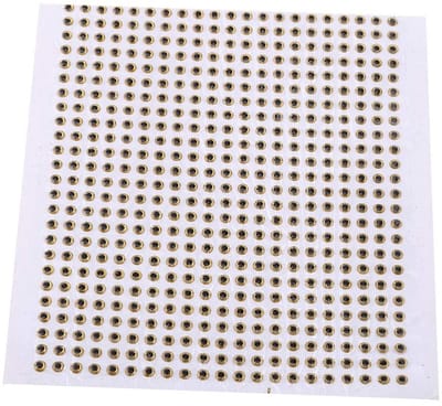 Dailygoods- Vissenlokken 3D Ogen - 500 Stuks - 3/4/5mm - Vliegen Binden - DIY Lokken Maken - Sterke Kleeflaag - Duurzaam Epoxymateriaal - Vishaak
